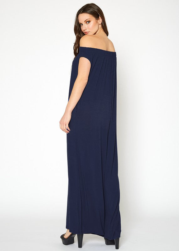 Sweet Lady Off Shoulder Wide Leg Jumpsuit