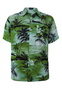 Green Hawaiian Shirt