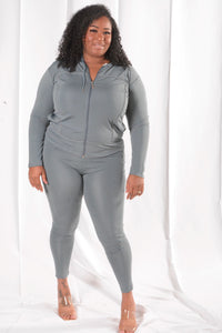 Hooded Jacket and Leggings Set