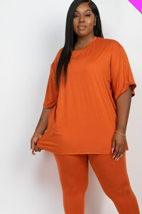 On & On Oversized T-shirt & Leggings Set