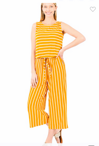 For The Cool In You Capri Jumpsuit